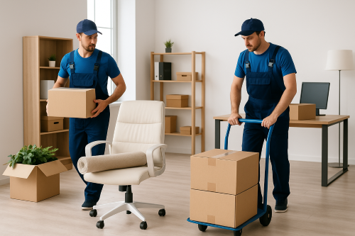 Büro umziehen mit dem Möbeltaxi