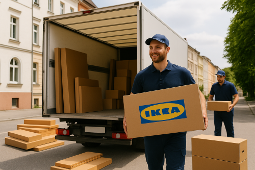 IKEA Transporte in Chemnitz mit dem Möbeltaxi